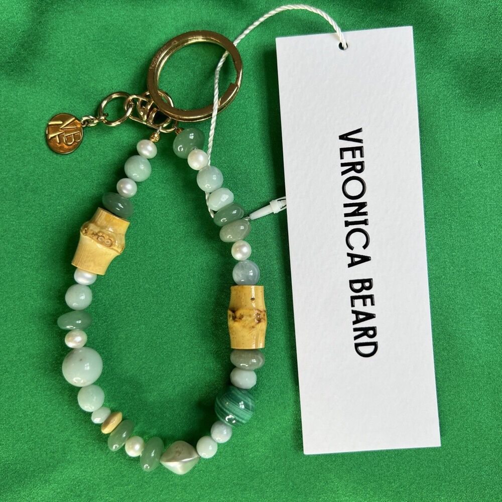 VERONICA BEARD Bag Charm Keychain Paracord Multi Playful Bohemian Decor NWT